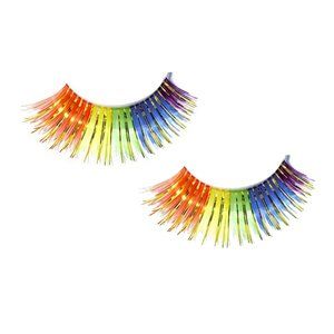 New - Rainbow Pride LGBT Gay and Lesbian - Gay Pride Eyelashes (in case)
